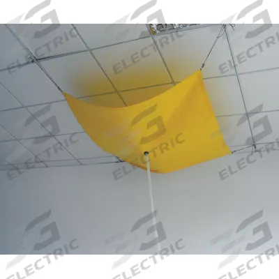 APPROVED VENDOR Leak Diverter Tarp: 5 ft Lg, 5 ft Wd, PVC Laminated Polyester - Under the Ceiling Leak Diverters