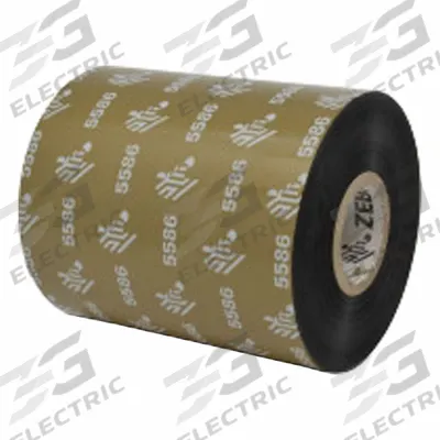 THERMAL TRANSFER RIBBON: Zebra, 3.27 in Ribbon Wd, 1,476 ft Ribbon Lg, 1 in Core Dia. - Wax Thermal Transfer Ribbons
