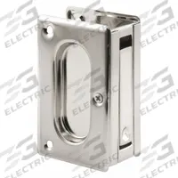 PRIME-LINE Combination Tray and Edge Pull: Unthreaded Holes, Brass, Silver, Tray/Lever (MPN N 7363). Key specifications — Mounting Type: Unthreaded Holes; Brand: PRIME-LINE; Color: Silver; Finish: Satin Nickel; Material Family: Brass.