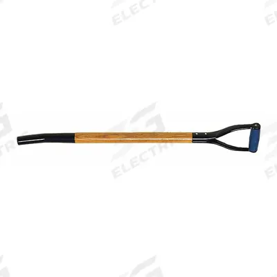 SEYMOUR MIDWEST LINK Manure Fork Handle: Steel Handle, Bent D-Grip Handle - Garden Tool & Shovel Handles