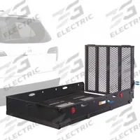 APEX Cargo Carrier: Cargo Carrier with Ramp, Ramp Included, Steel, 6 1/2 in Overall Ht, III/IV (MPN UC500-XL). Key specifications — Brand: APEX; Color: Black; Compatible Hitch Class: IV; Foldability: Not Foldable; Material: Steel; Product Type: Cargo Carrier with Ramp.