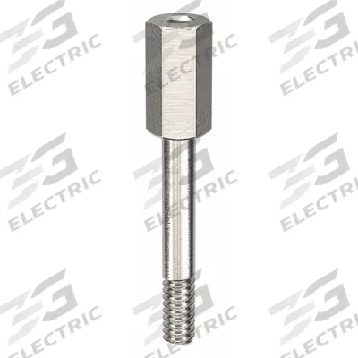 APPROVED VENDOR Standoff: Male x Female, 9/16 in Lg, Hex, Aluminum, Plain, 3/16 in Hex Wd - Aluminum Male x Female Standoffs
