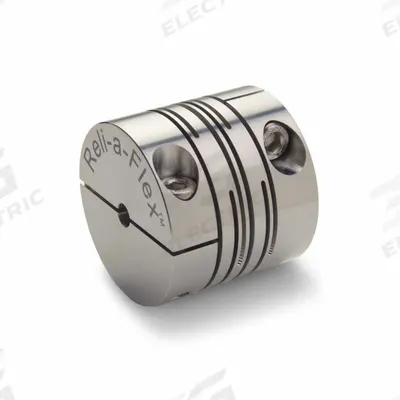 RULAND MANUFACTURING Slit Coupling: 4 mm Bore Dia 1, 3 mm Bore Dia 2 - Short Clamp-On Slit Couplings