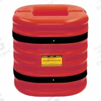 APPROVED VENDOR Column Protector: 24 in, 10 in, 10 in, Round/Square, 10 in Compatible Column Dia (MPN 172410RED). Key specifications — Color: Red; Minimum Compatible Column Length: 24 in; Brand: APPROVED VENDOR; Material: HDPE.