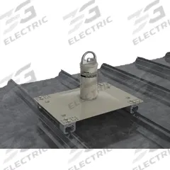 MILLER BY PIP Roof Anchor: 310 lb Capacity, Flat Roofs, Clamp-On, Fixed D-Ring, 4 Clamps, Fusion (MPN X10000). Key specifications — Mounting Type: Clamp-On; Clamp Compatible Seam: Standing Seam; Brand: MILLER BY PIP; For Roof Orientation: Flat; Sub-brand: Fusion.