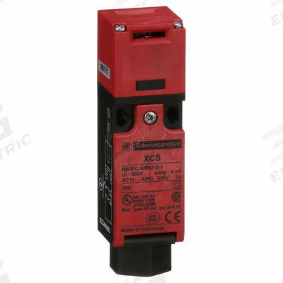 TELEMECANIQUE SENSORS Safety Interlock Switch: XCSPA Series, 1NO/1NC - Key-Actuated Safety-Interlock Switches