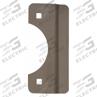 APPROVED VENDOR Door Latch Guard: 6 in Lg, 3 in Wd - Standard Latch Guards