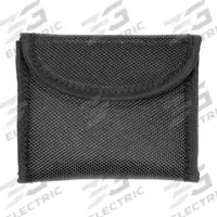 HEROS PRIDE Glove Pouch: Black, Nylon, 4 1/4 in x 3 1/2 in, Hook-and-Loop Closure (MPN 1082). Key specifications — attr188437: Black; attr188438: Nylon; attr188431: Glove Pouch.