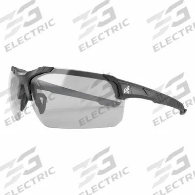 EDGE EYEWEAR Safety Glasses: Silver Lens, Half-Frame, Anti-Fog/Anti-Reflective/Vapor Shield - Adjustable Comfort-Fit Safety Glasses