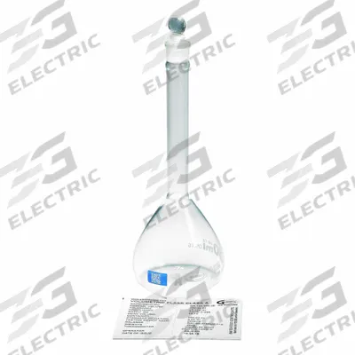 UNITED SCIENTIFIC SUPPLIES Glass Flasks: 5 mL, Colorless, Round, A, +/-0.02 mL - Glass Volumetric Flasks