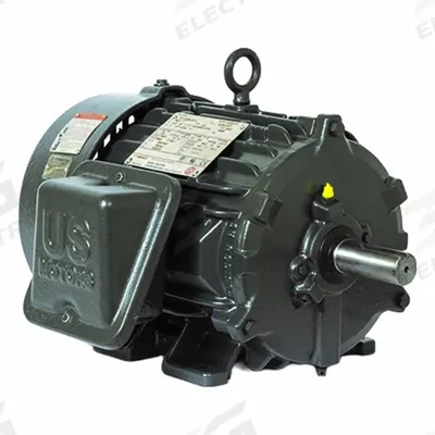 U.S. MOTORS Motor: Rigid Base Mount, Totally Enclosed Fan Cooled, 15 hp, 230/460V AC - Rigid Base 3-Phase General Purpose AC Motors