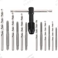 IRWIN Drill Bit and Tap Set: 13 Pc, #4-40 to 1/4"-20 Taps, 13/64 in/#21/#25/#29/#43/7/64 in Drill (MPN 80187). Key specifications — attr1300596: Straight Flute.