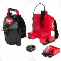 MILWAUKEE Drain Gun Kit: Cordless, SWITCH PACK, M18, For 1 1/4 in to 4 in Pipe, 5/16 in Cable Dia. (MPN 2775A-211). Key specifications — attr517452: Battery; attr517439: SWITCH PACK; attr517433: Cordless.