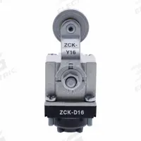 TELEMECANIQUE SENSORS Limit Switch Head: Roller Arm Plunger, Side, Fixed (MPN ZCKD16). Key specifications — Compatible with Series: XCKM; Actuator Location: Side; Brand: TELEMECANIQUE SENSORS; Action: Momentary; Adjustability: Fixed; Arm/Operator Material: Metallic.