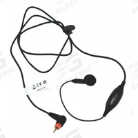 MOTOROLA Earpiece: Fits Motorola, For SL3500e Series, Earbud, Push To Talk, Black, 1 Wires, Wired (MPN PMLN7156A). Key specifications — attr921014: 3.5 mm Standard; attr921008: SL3500e; attr921002: Yes; attr920998: PMLN7156A; attr921012: MOTOROLA.