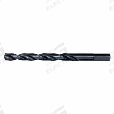 MILWAUKEE Jobber Length Drill Bit: 23/64", 135° Split Point, Black Oxide HSS - Chip-Clearing High-Speed Steel Jobber-Length Drill Bits
