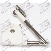 SUGATSUNE Lid Support: 90° Max. Support Angle, Plastic, 8 37/64 in Overall Ht, 49/64 in Overall Wd (MPN SDS-C100/WHT). Key specifications — Brand: SUGATSUNE; Material: Plastic.