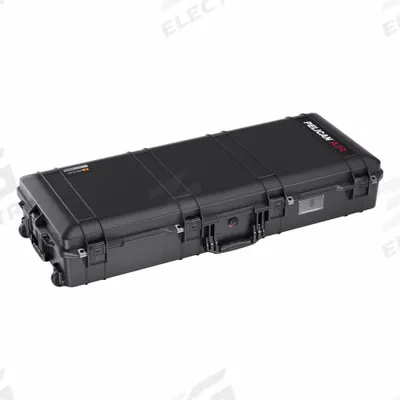 PELICAN Protective Case: 16 3/4 in x 44 in x 8 in, Black, 2 Wheels - Lightweight Long Cases