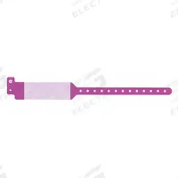 ID Wristband: No Legend, 11 3/4 in Overall Lg, 1 5/8 in Overall Wd, Plastic, Purple, 500 PK (MPN CLS-PS-36). Key specifications — attr1126094: Purple.