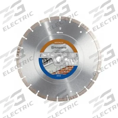 HUSQVARNA Diamond Saw Blade: Block/Brick/Reinforced Concrete/Roof Tile, 12 in Blade Dia. - Concrete & Asphalt-Cutting Blades