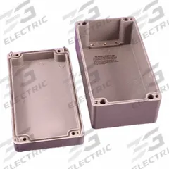 HAMMOND Enclosure: Polyester, 8 in x 4 in x 4 in, NEMA 4/4X, Solid Cover, Screw On (MPN 1590ZGRP123). Key specifications — Brand: HAMMOND; Closure Method: Screws; Enclosure Material: Polyester; Knockouts: Not Included.
