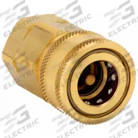 SNAP-TITE Hydraulic Quick Connect Hose Coupling: 1 in, Brass, 14.38 lpm Max. Flow Rate, Fluorocarbon (MPN BVHC16-16FV). Key specifications — Thread Size: 1"-11-1/2; Seal Material: Fluorocarbon; Brand: SNAP-TITE.