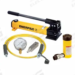 ENERPAC Cylinder and Hand Pump Set: 15 ton Cylinder Nominal Capacity, 4 in Cylinder Stroke, RC154 (MPN SCR154H). Key specifications — attr96781: HC7206; attr96779: RC154; attr96780: P392; attr98877: ENERPAC.