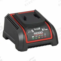 RIDGID Battery and Charger Kit: Single-Port Charging, For 18V DC, 100-240V AC (MPN 66003). Key specifications — attr1255775: Standard; attr1255810: 18V DC; attr1255811: (1) 18V; attr1255812: 100-240V AC.