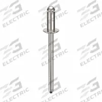 Blind Rivet,1 47/71" L,0.156" dia,PK500: Inch, 1 21/32 in Overall Lg, 23/64 in Body Lg, Dome, 500 PK (MPN U33190.015.0053). Key specifications — Brand: APPROVED VENDOR.