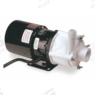 LITTLE GIANT Magnetic Drive Pump: Glass-Filled Polypropylene, 1/12 hp Horsepower, Single Phase - Magnetic-Drive Straight Centrifugal Pumps