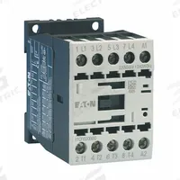 EATON IEC Magnetic Contactor: Non-Reversing, 4 Poles, 4NO Contacts, 12 A, 24V AC Coil (MPN XTCF020B00T). Key specifications — Brand: EATON; Integrated Surge Suppression: Yes.
