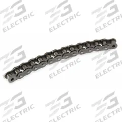 TSUBAKI Roller Chain: Single Strand, 60, 3/4 in Pitch, Steel, 10 ft Overall Lg, Riveted Pin, Steel (MPN 60CURB). Key specifications — Brand: TSUBAKI.