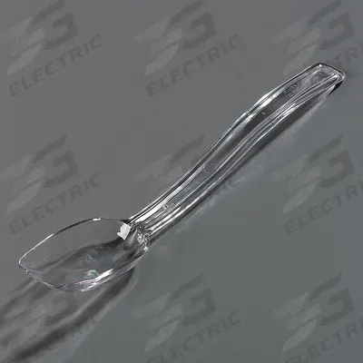 CARLISLE Serving Spoon: 9 in Overall Lg, 0.5 oz Capacity, Clear, NSF Certified - Serving Spoons