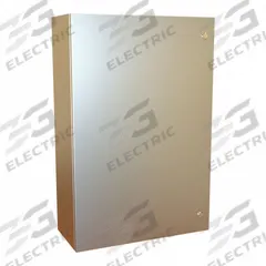 HAMMOND Electrical Enclosure: 304 Stainless Steel, 36 in x 24 in x 10 in, NEMA 12/13/3R/4/4X, Hinged (MPN EN4SD362410SS). Key specifications — Brand: HAMMOND; Closure Method: 1/4-Turn Latch; Enclosure Material: 304 Stainless Steel; Knockouts: Not Included.