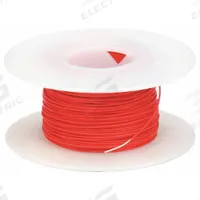 OK INDUSTRIES Spooled Wrapping Wire: 100 ft Overall Lg, 26 AWG Conductor Size, Red (MPN KSW26R-0100). Key specifications — Manufacturer Part Number: KSW26R-0100; Brand: OK INDUSTRIES; Conductor Insulation Material: PVDF; Standards: UL 1422; Series: Kynar®; Wire Type (Not for Merchandising): KSW Jacket for Easier Stripping.
