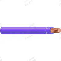 Wire: Copper, 18 AWG, 1 Conductors, Stranded, Purple, 500 ft Lg, TFFN (MPN 27030601). Key specifications — Voltage: 600 V; Brand: SOUTHWIRE.