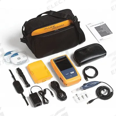 FLUKE NETWORKS Fiber Optic Tester: Fiber Optic Inspection Camera, FC/LC/MPO/SC, Auto Power Off - Fiber Optic Video Inspection Cameras & Probes