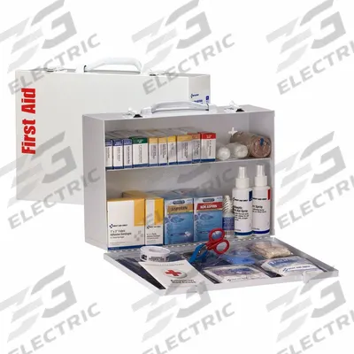 FIRST AID ONLY First Aid Kit and Housing: 348 Components, ANSI/ISEA Z308.1-2021, Type I/II - General Purpose ANSI First Aid Kits