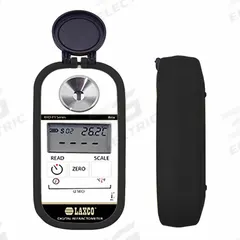 LAXCO, INC Refractometer: Glucose, +/-0.2%/0.0003nD Accuracy, Auto, Digital, 1 in Overall Dp, 1.3330 (MPN RHD-P-105). Key specifications — attr1073899: LAXCO, INC; attr1079772: +/-0.2%/0.0003nD; attr1136199: 1.5177 nD; attr1079778: Automatic; attr1136198: 1.3330; attr1079777: 0.0001nD; attr1108250: Glucose.