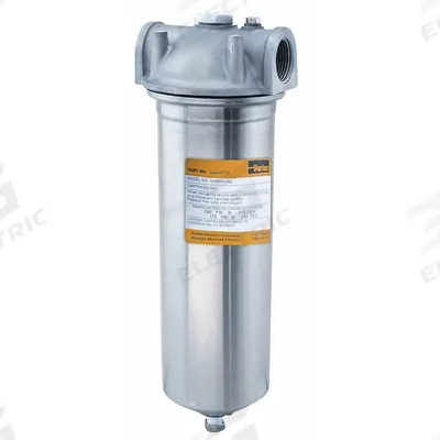 Parker Water Filter Housing: 1 in, NPT, Female, 23 1/8 in Overall Ht, 3 5/8 in Overall Dia - Parker Water Filter Cartridge Housings