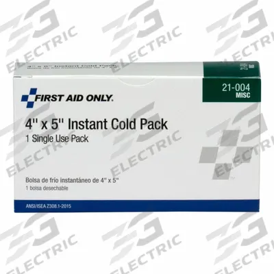 FIRST AID ONLY Cold Pack: 4 in Temp Pack Lg, 5 in Temp Pack Wd - Disposable Cold Packs