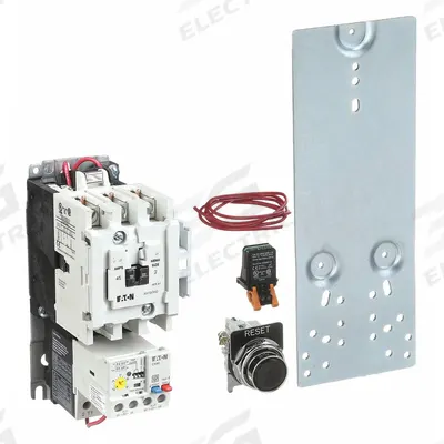 EATON Magnetic Motor Starter: Non-Reversing, 3 Poles, NEMA Size 1, 27 A - Non-Reversing Starters with Electronic Overloads