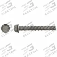 RED HEAD Screw Anchor: 4 in Overall Lg, 1/2 in Dia, Stainless Steel, Plain, External Hex, Hex, 25 PK (MPN SLDT-1240). Key specifications — Finish: Plain; Material Grade/Class: 410; Removable: Removable; System of Measurement: Inch; Tip Type: Self-Threading; Brand: RED HEAD; Screw Anchor Type: Concrete Screw Anchor; Anchor Type: Screw.
