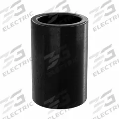 OILITE Sleeve Bearing: PEEK, 3/4 in Bore, 1 in OD, 1 1/2 in Overall Lg, 25,000 lb/sq in-fpm Max PV (MPN PS-1216-12B). Key specifications — Color: Black; Brand: OILITE.