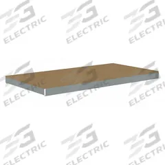 TENNSCO Shelf: 72 in x 36 in, 2,000 lb Load Capacity, Particleboard, Gray, Shelf (MPN ZLCS-7236D). Key specifications — Decking Material: Particleboard; Includes: (2) Front to Back Deck Supports; Decking Finish: Unfinished; Shelf Configuration: Single Straight; Color: Gray; Frame Material: Steel; Brand: TENNSCO; Frame Finish: Zinc Plated.