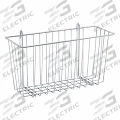 METRO Wire Basket: 13 3/8 in x 5 in x 7 in, 20 lb Load Capacity, Steel, Chrome, Silver (MPN H209C). Key specifications — Finish: Chrome; Material: Steel; Color: Silver; Brand: METRO.