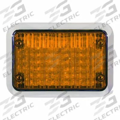 CODE 3 Perimeter Light: Emergency Vehicle Perimeter Light, Amber, 6 W Watt - Emergency Vehicle Perimeter Lights