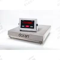 DORAN Industrial Bench Scale: 24 in x 24 in, IP69K, Corded Remote, 500 lb Wt Capacity - Imperial (MPN 7500XL/2424). Key specifications — Connection Ports: USB; Readability: 50 g/0.1 b/2 oz; Brand: DORAN; Weighing Surface Material: 304 Stainless Steel.