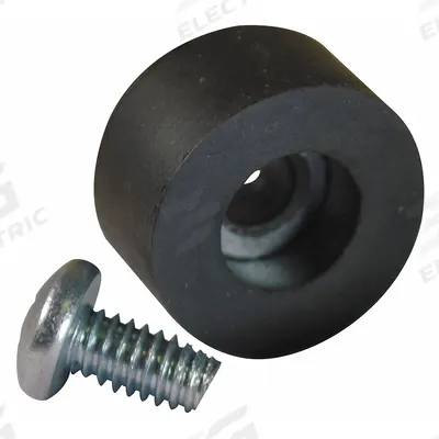 JB INDUSTRIES Rubber Foot with Screw: PR-4, Rubber Foot with Screw - Pneumatics