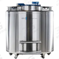 AMERICAN BIOTECH SUPPLY Cryogenic Storage System: 1,595 L Capacity, 5 ft Overall Dia, KVP-4. Key specifications — Brand: AMERICAN BIOTECH SUPPLY; Material: Stainless Steel; Includes: LN2 Measuring Rod.